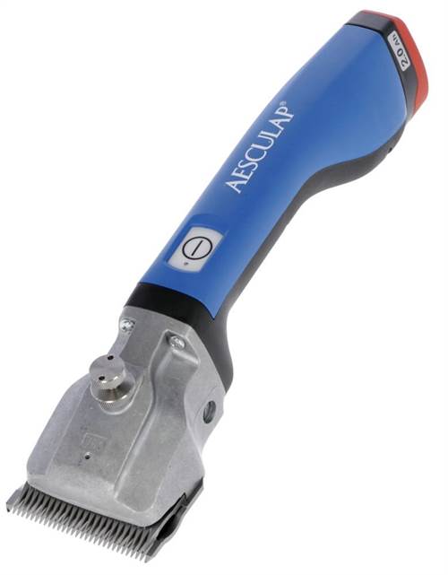 Bonum Großtierschermaschine f. Pferde/Set, 2 Akkus, blau