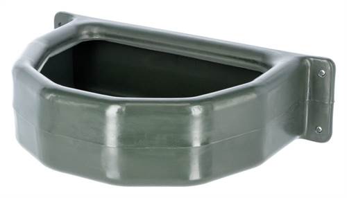 Futtertrog halbrund Kunststoff, grün