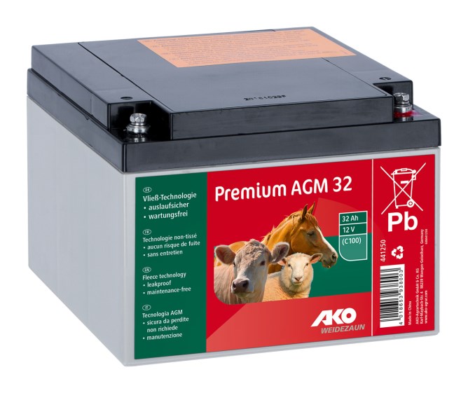 AKO Premium AGM Batterie 32 AH (C100)
