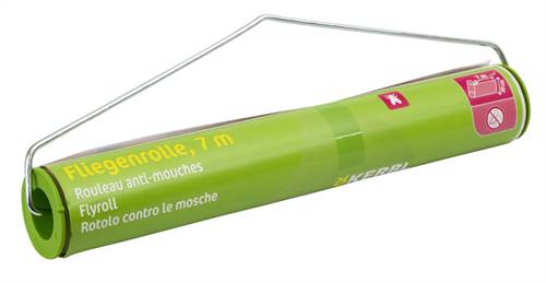 Stall-Fliegenrolle mit Halter, 7mtr.