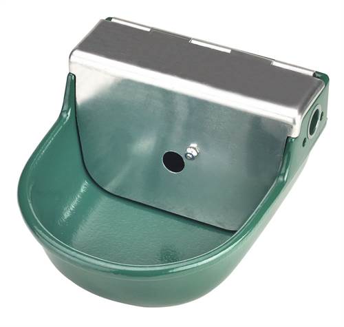 Schwimmer-Tränkebecken, SN190, Niederdr.,2l,pulverbesch. grün