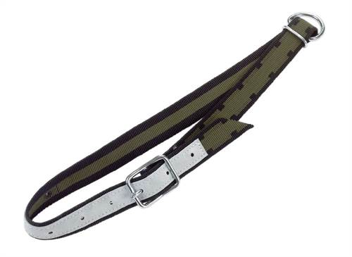 Halsband 130x4cm mit Ovalglied und D-Ring