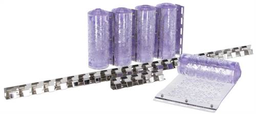 Fliegen-Streifenvorhang-Set PVC, 30cm, 225cm