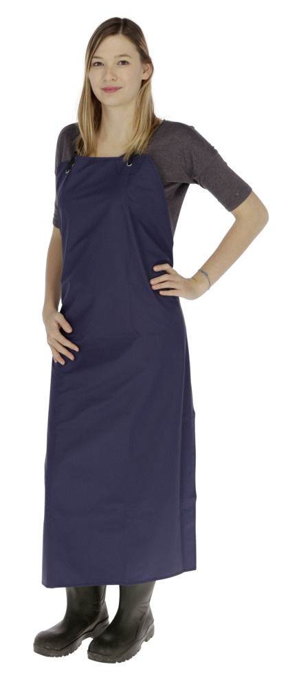 Melk- und Waschschürze PU blau 100 x 125cm