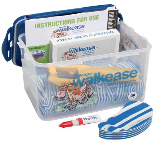 Walkease Starter-Set komplett, Gr. L (blau), 10 Stück/Pack