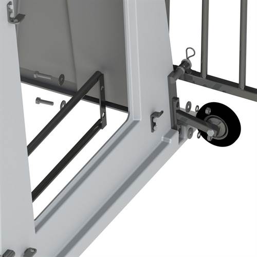 Schwelle Metall für PE Hütte ( zum Nachrüsten )