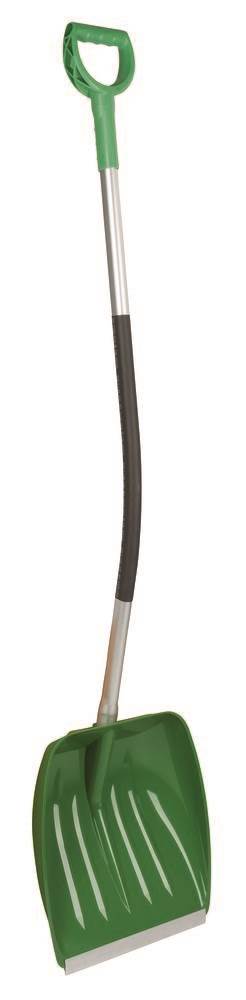 Kunststoff-Getreideschaufel m. Stoßkante & Aluminium-Stiel