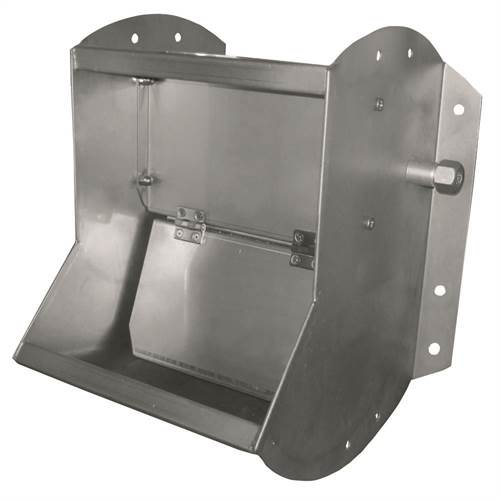 Ventiltrogtränke, einfach Edelstahl, 3/4"