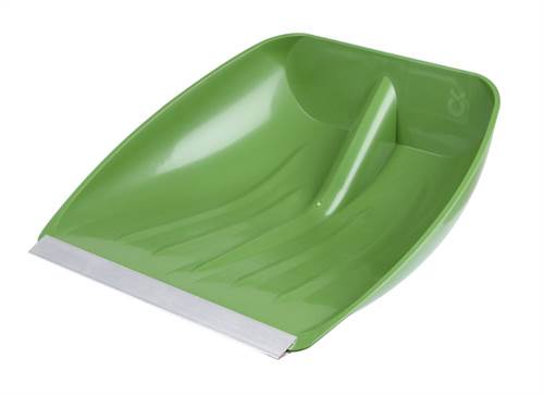 Schnee- und Getreideschaufel, Kunststoff, mit Stoßkante