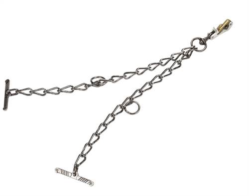 Kettenteil 6mm, doppelt, mit  Sicherheitsverschluß klein