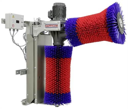 Kuhputzmaschine HappyCow DUO rot/blau