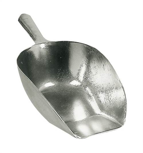 Alum.-Abwiegeschaufel 2500g, runde Ausführung