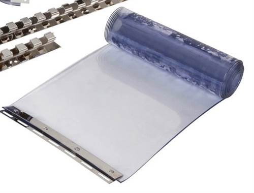 Ersatz-PVC-Streifen 30 cm, 225 cm lang, montiert