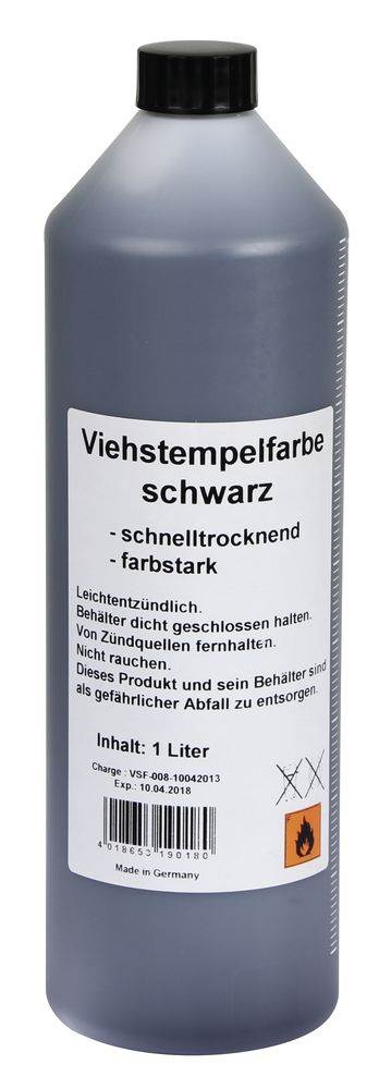 Viehstempelfarbe 1l/schwarz