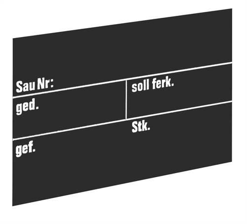 Stalltafel f. Schweine 30x20cm