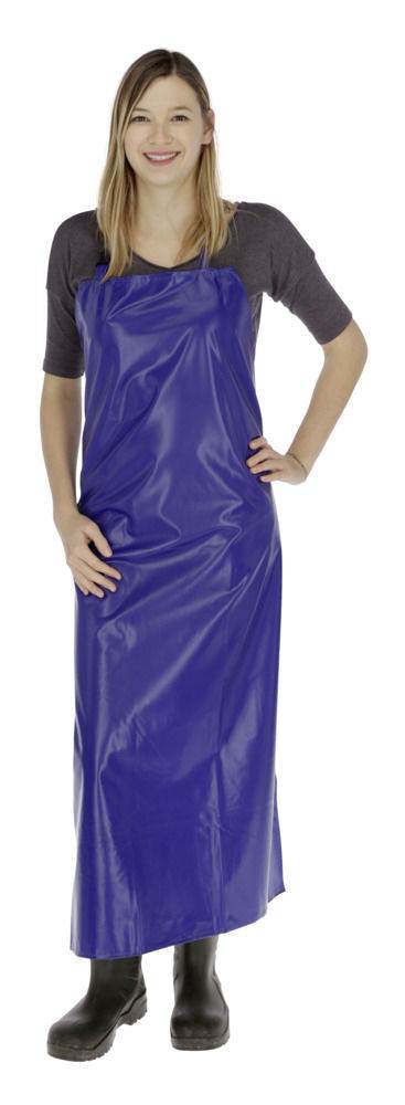 Melk- und Waschschürze blau 100 x 125