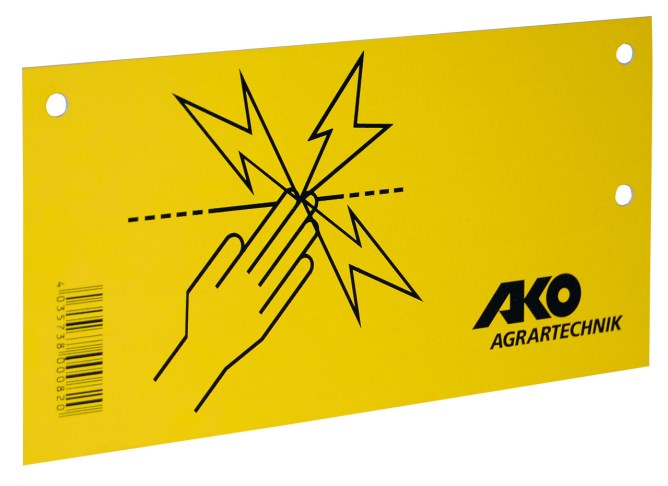 Warnschild AKO