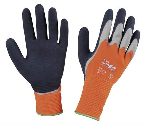 Handschuh ActivGrip XA325 Gr11 orange, doppelt Latex getaucht