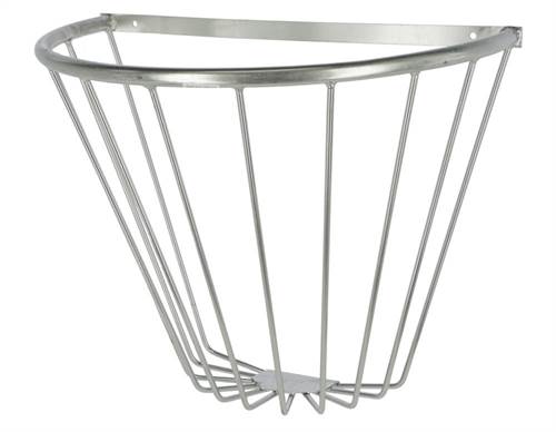 Heuraufe verzinkt, halbrund