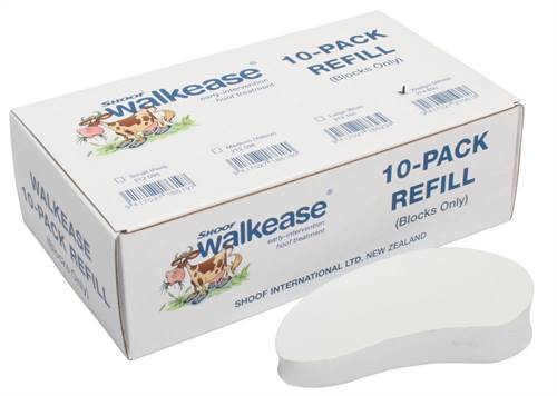 Ersatzklötze "Wedgie", weiß abgeschrägt, 10er Pack