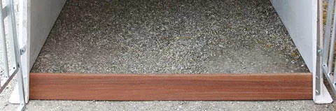 Schwelle für Grossraumhütte Lärche, 2030x190x35mm, IPPC behandelt